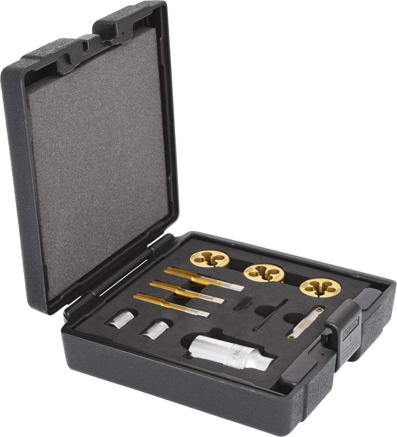 KS Tools 3/8" Gewindeschneid-Satz für Radmuttern- und Schrauben, 11-tlg