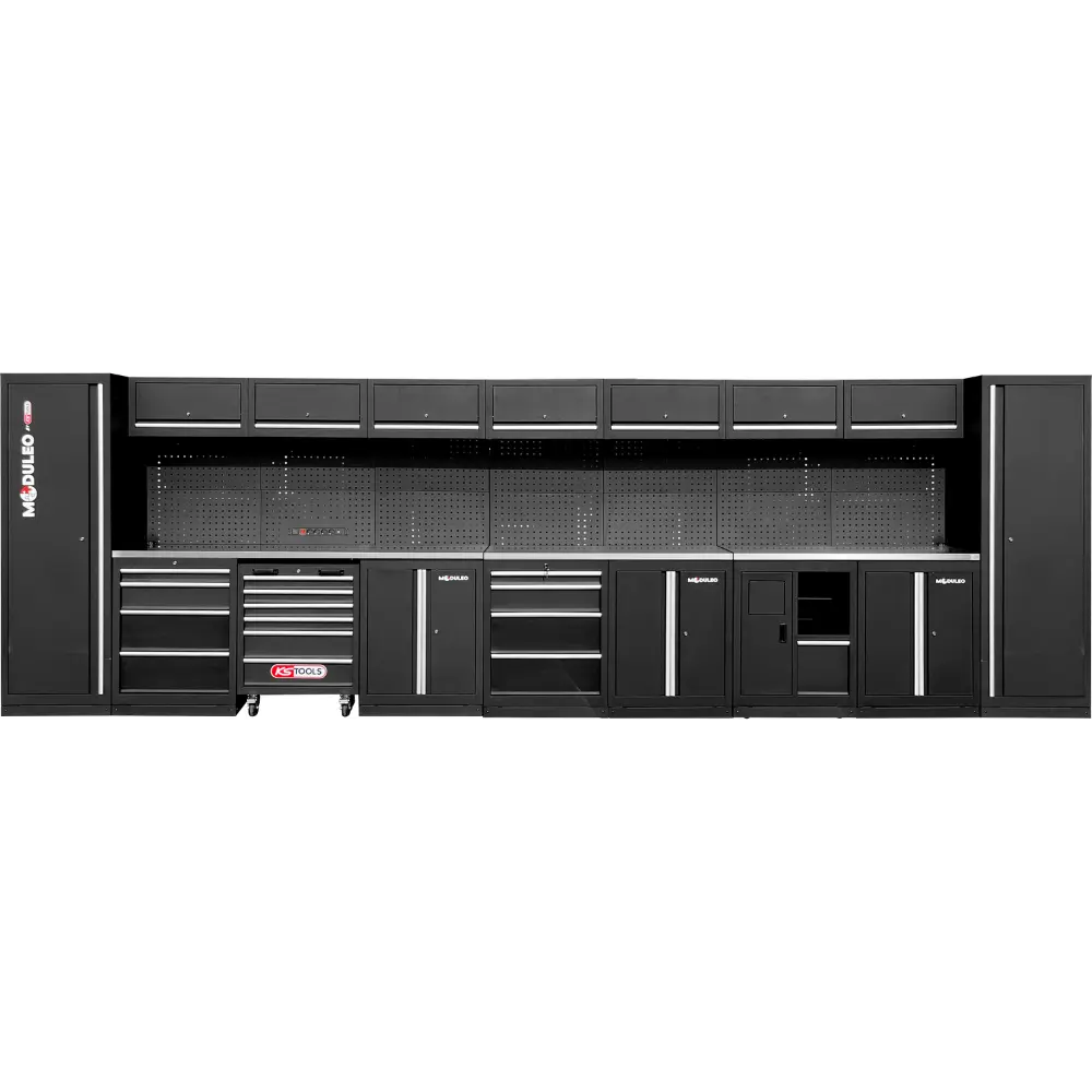 KS TOOLS Werkstatt-Schranksystem, gerade, 5960 x 500 mm, Variante 1
