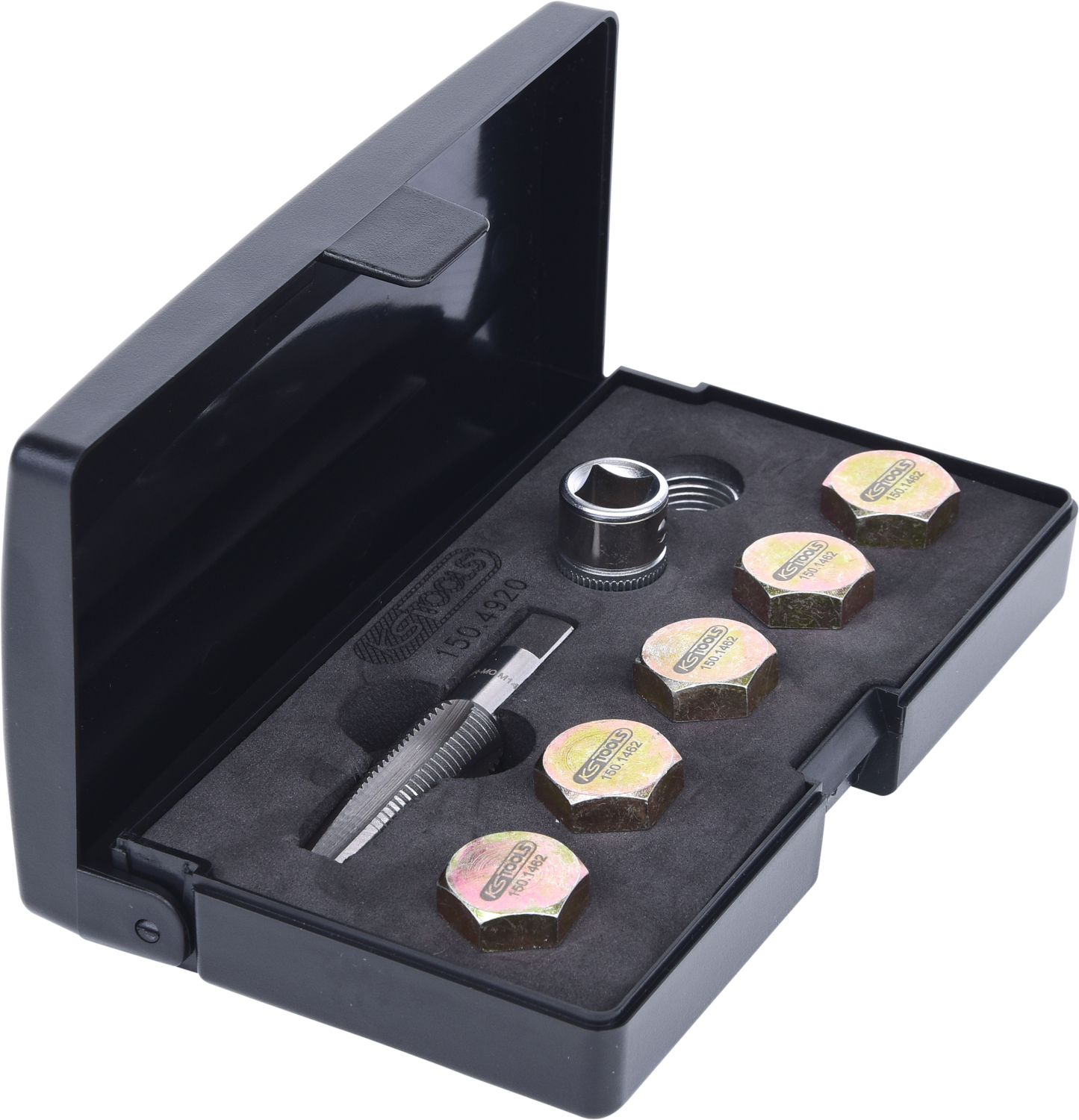 KS Tools Ölablassschrauben-Gewindereparatur-Satz, 12-tlg M14 x 1,5