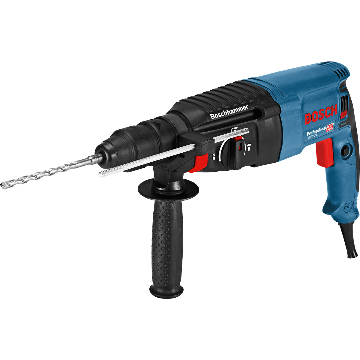 Bosch Bohrhammer mit SDS plus GBH 2-26 F + 11-teiliges Zubehör Set
