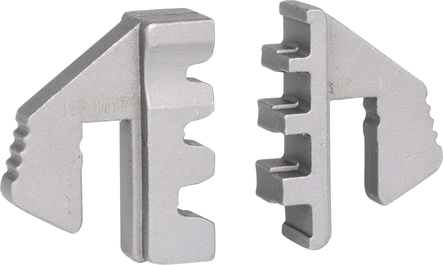 KS Tools Paar Crimp-Einsätze für Flachstecker 4,8 und 6,3 mm, Ø 0,5 - 6,0 mm