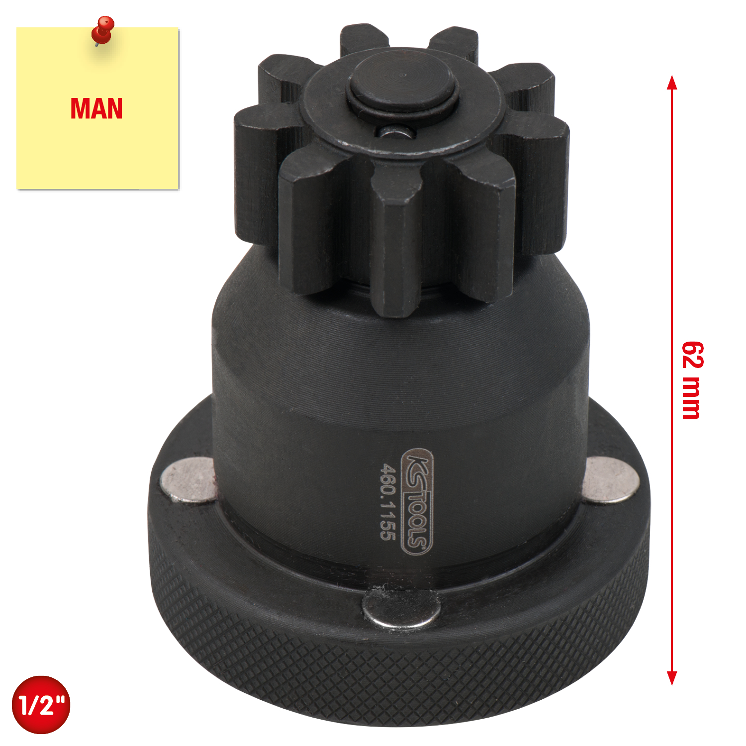 KS Tools 1/2" Motor-Durchdrehvorrichtung für MAN