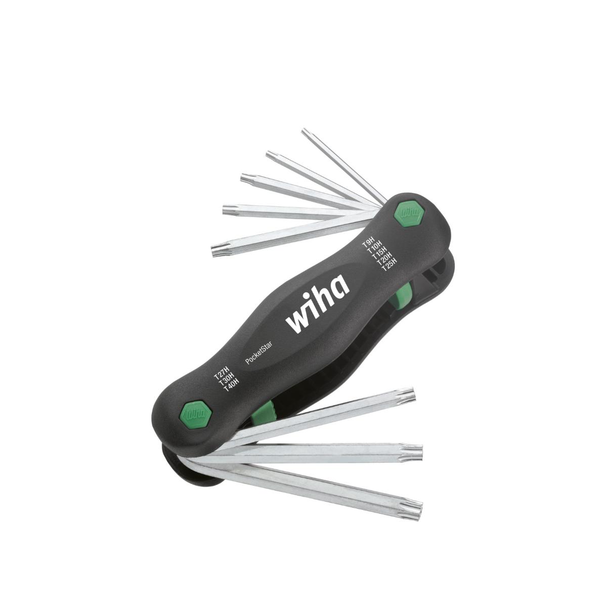 Wiha Multitool PocketStar TORX Tamper Resistant 8-teiliges Set mit SB-Aufhänger