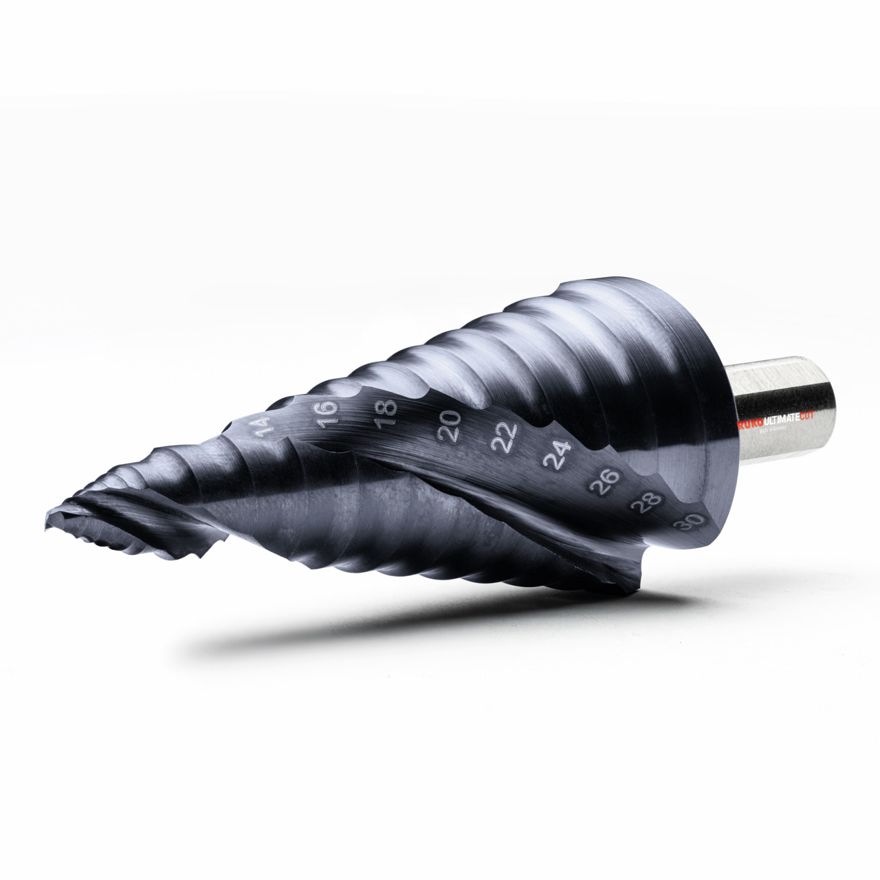 RUKO ULTIMATECUT Stufenbohrer RUnaTEC mit FLOWSTEP® Spitze, HSS, 3-Flächenschaft