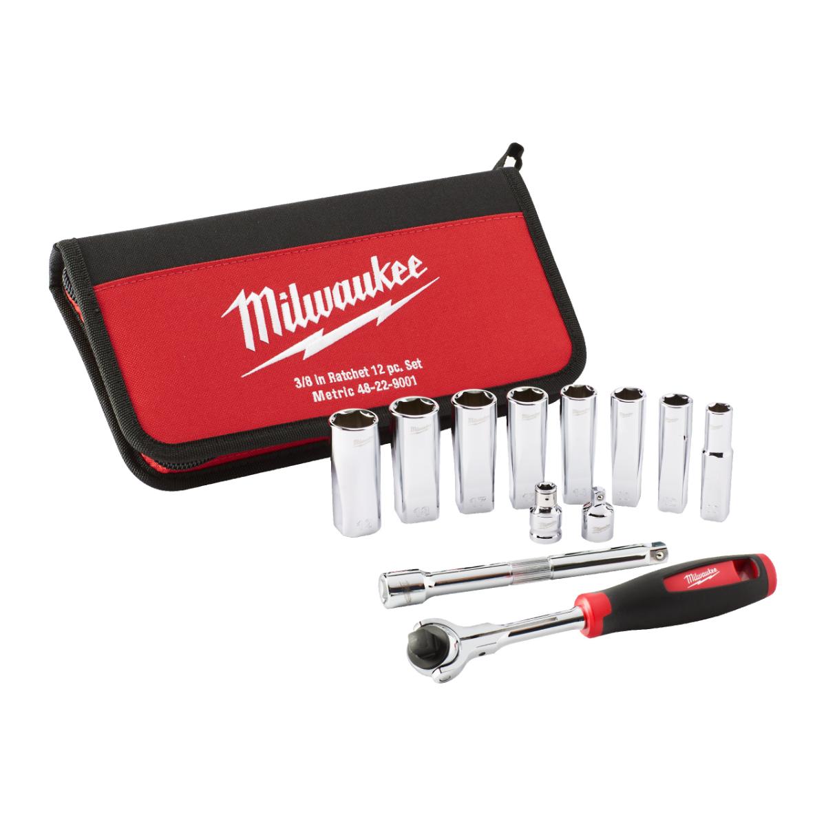 Milwaukee Ratschensatz 3/8 zoll 12-teiliges Set