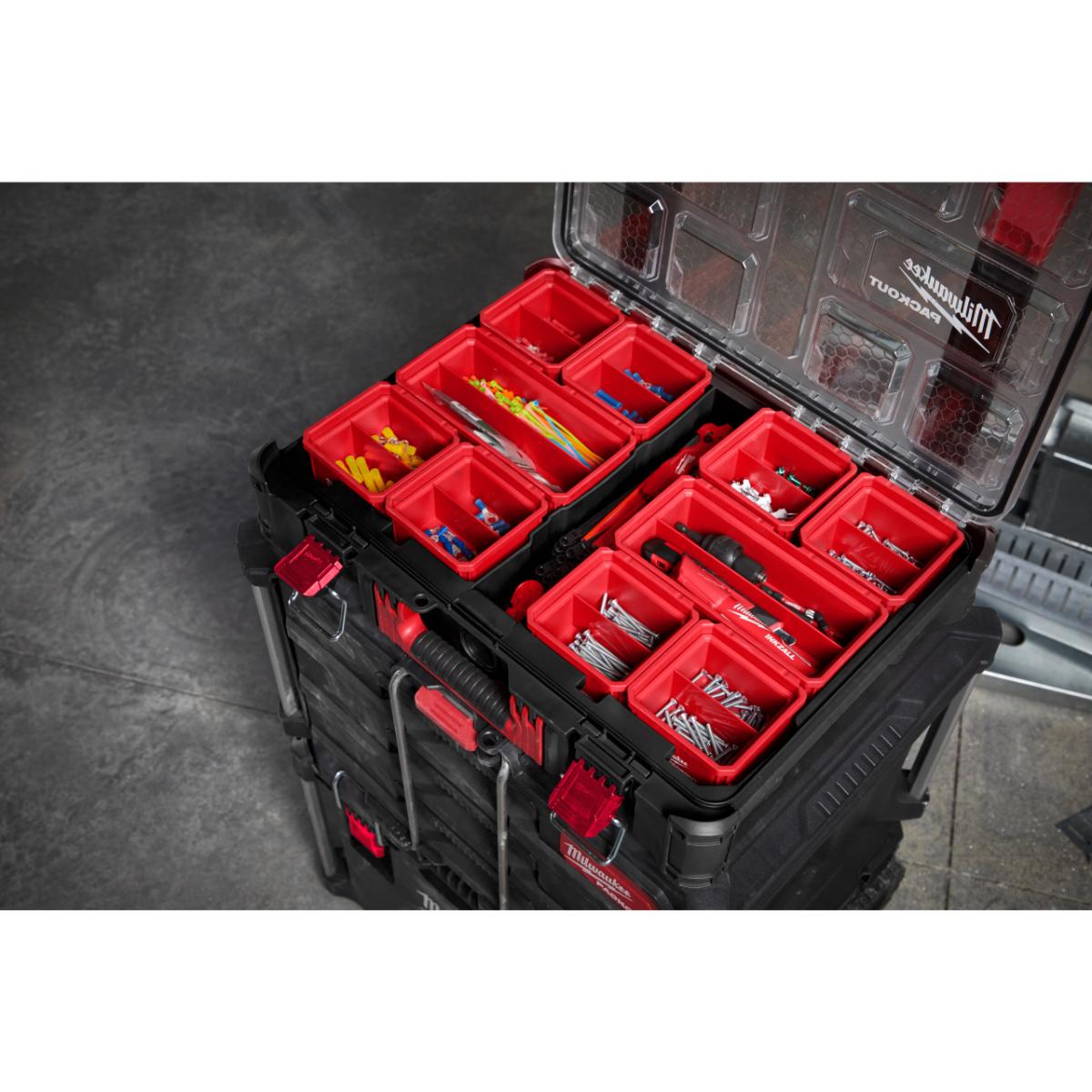 Milwaukee PACKOUT Behälter 2-teilig 10x10 cm