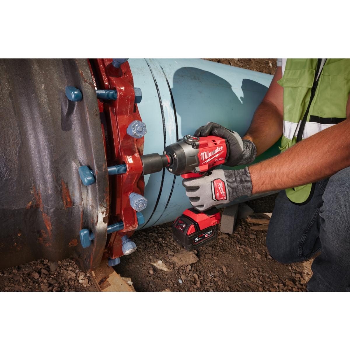 Milwaukee M18 FUEL Akku - Schlagschrauber 1/2" Vierkant PIN, M18FHIW2P12 - 0X