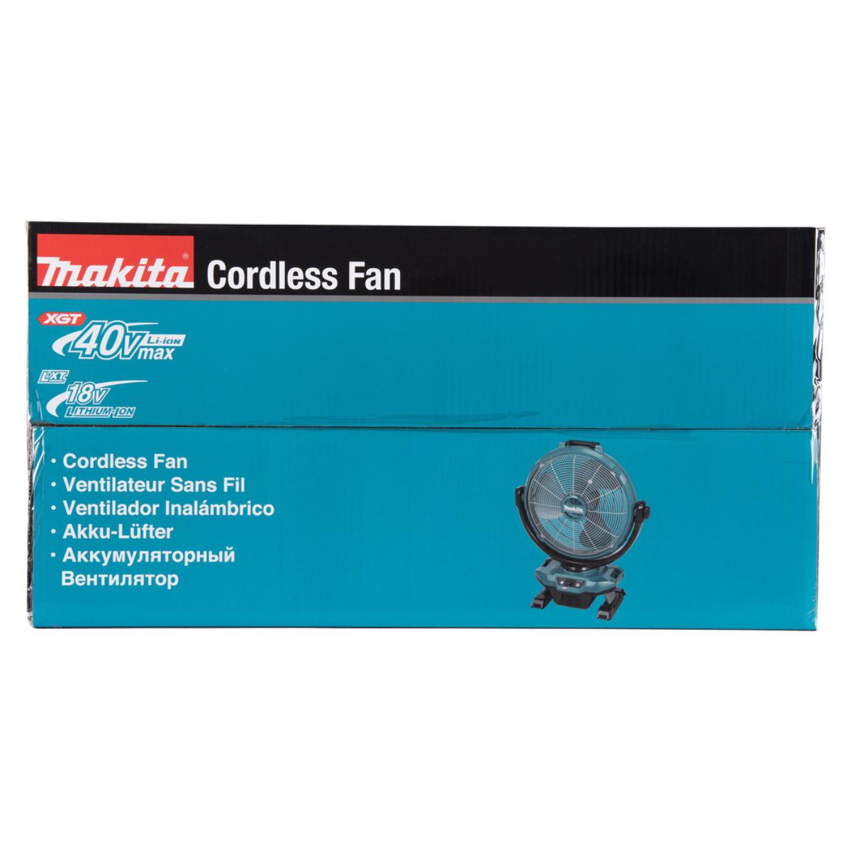 Makita Akku-Lüfter XGT - 40V max./230V - 38-120 m³/min - 1,6-5,0 m/s - CF003GZ
