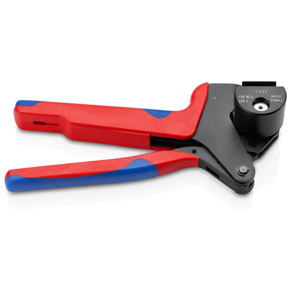 KNIPEX Crimp-Systemzange für auswechselbare Crimpeinsätze brüniert 200 mm