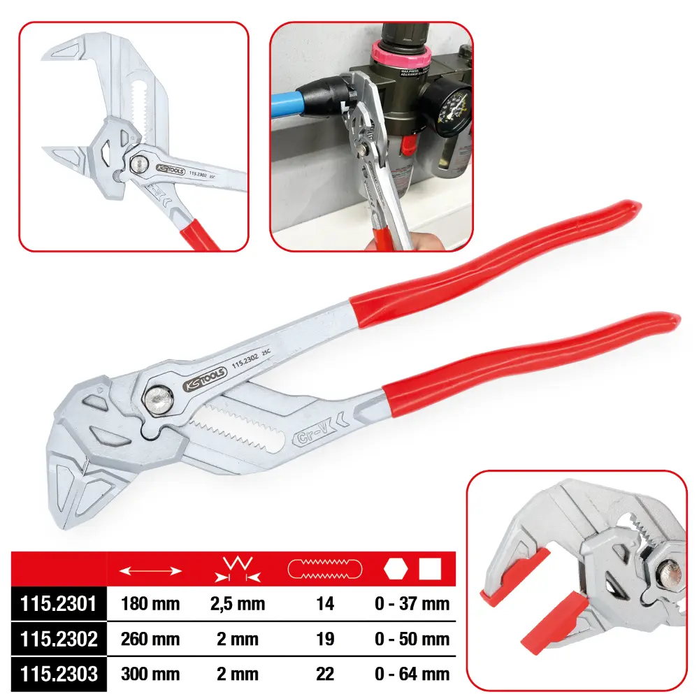 KS TOOLS Zangenschlüssel, 300 mm