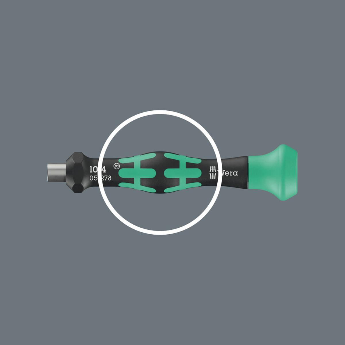 Wera 1014 Kraftform Micro Bits-Handhalter, 4 x 80 mm