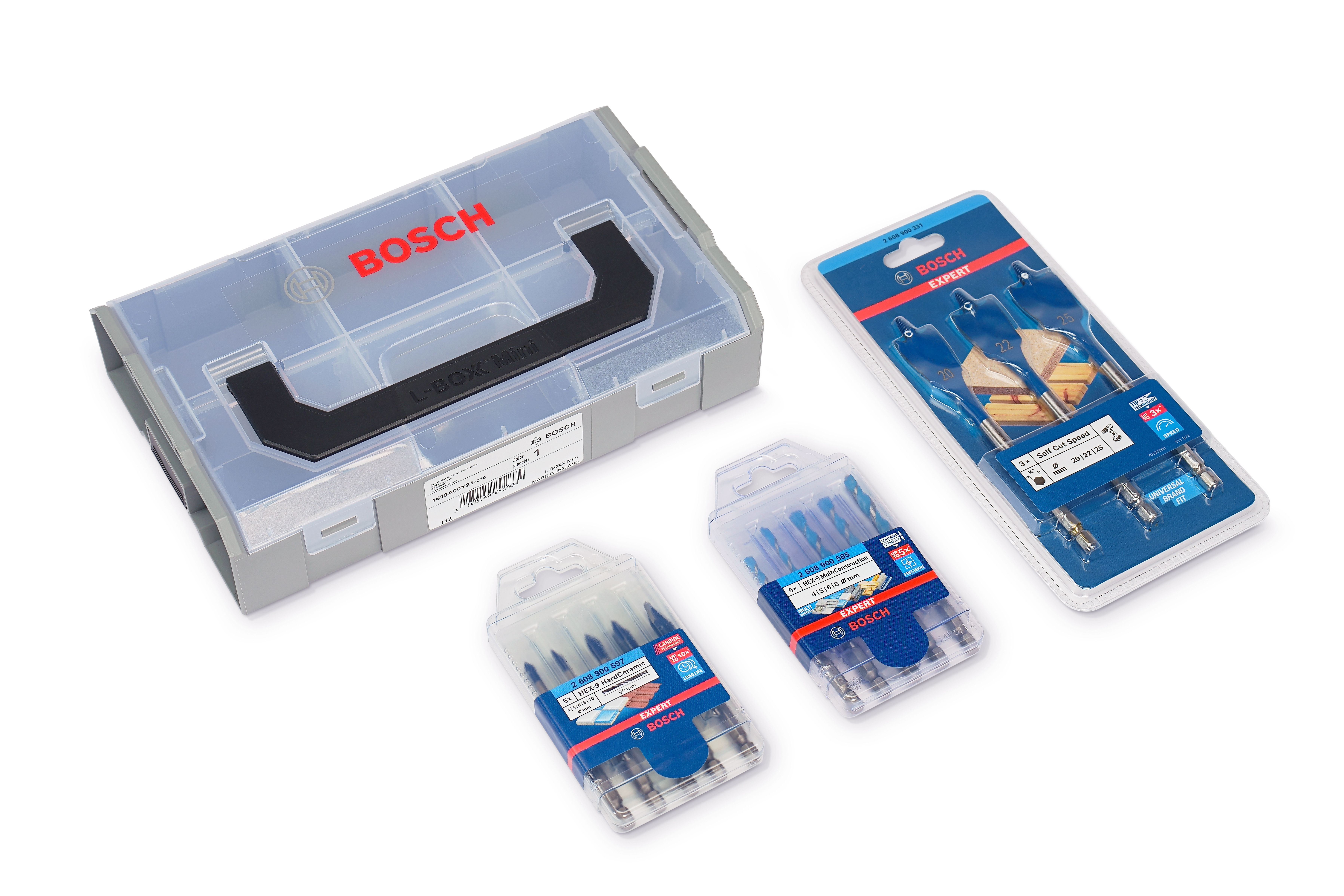Bosch EXPERT Drilling Set in Mini L-BOXX