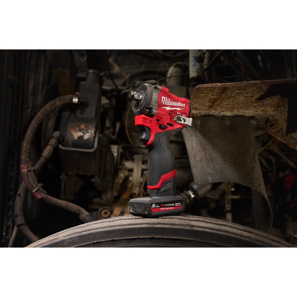 Milwaukee M12 FUEL 1/2 Zoll Akku-Schlagschrauber Sprengring-Antrieb M12FCIWF12G3-502X