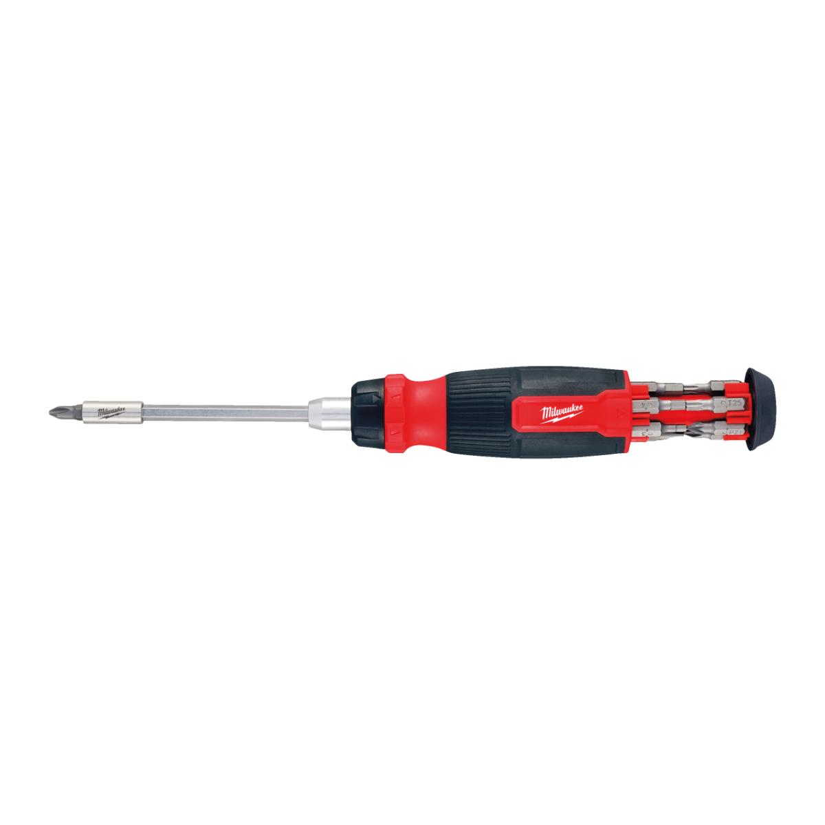 Milwaukee Multi-Bit Schraubendreher mit Ratschenfunktion 14 in 1