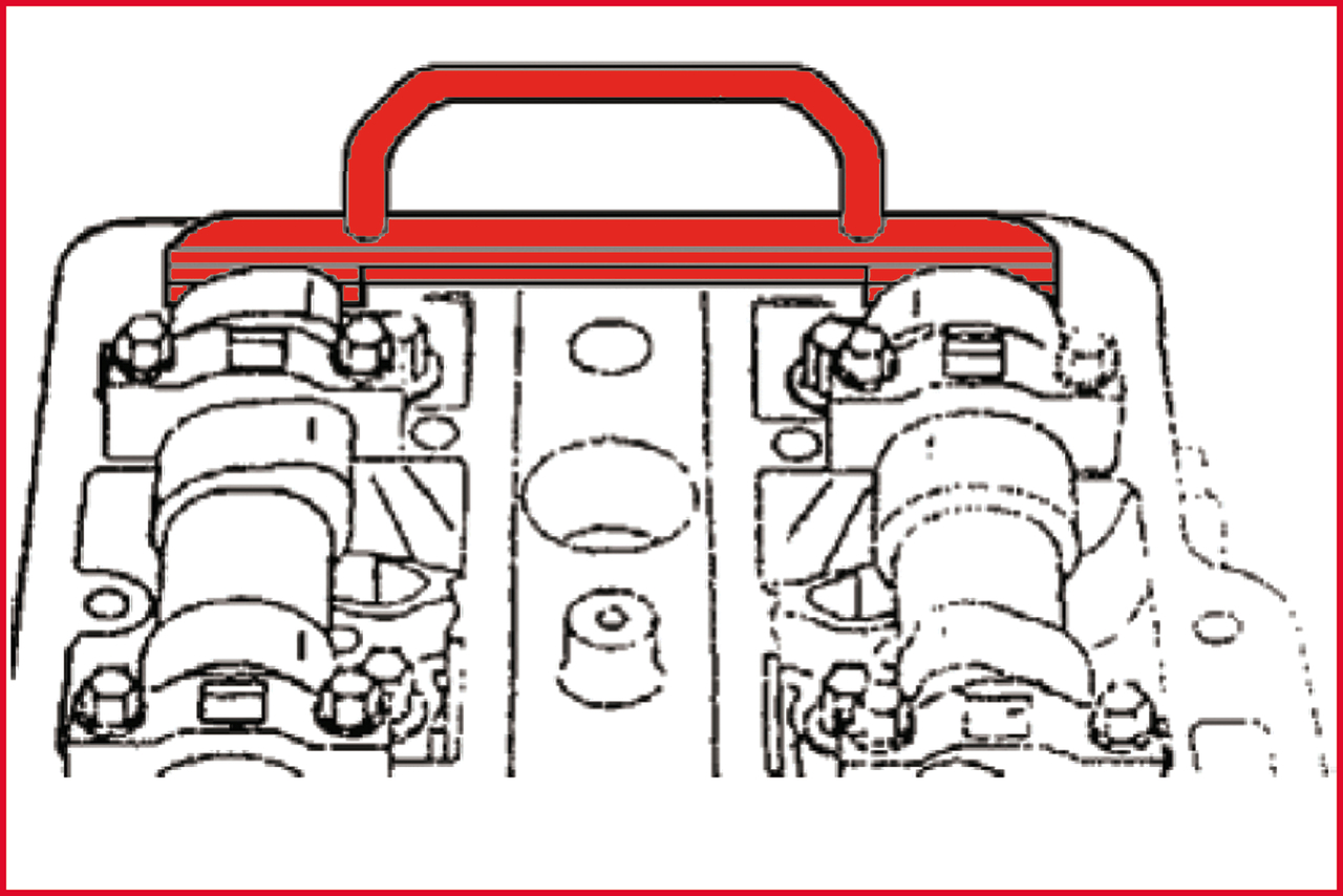 KS Tools Motoreinstell-Werkzeug-Satz für GM - Isuzu - Opel - Saab, 36-tlg