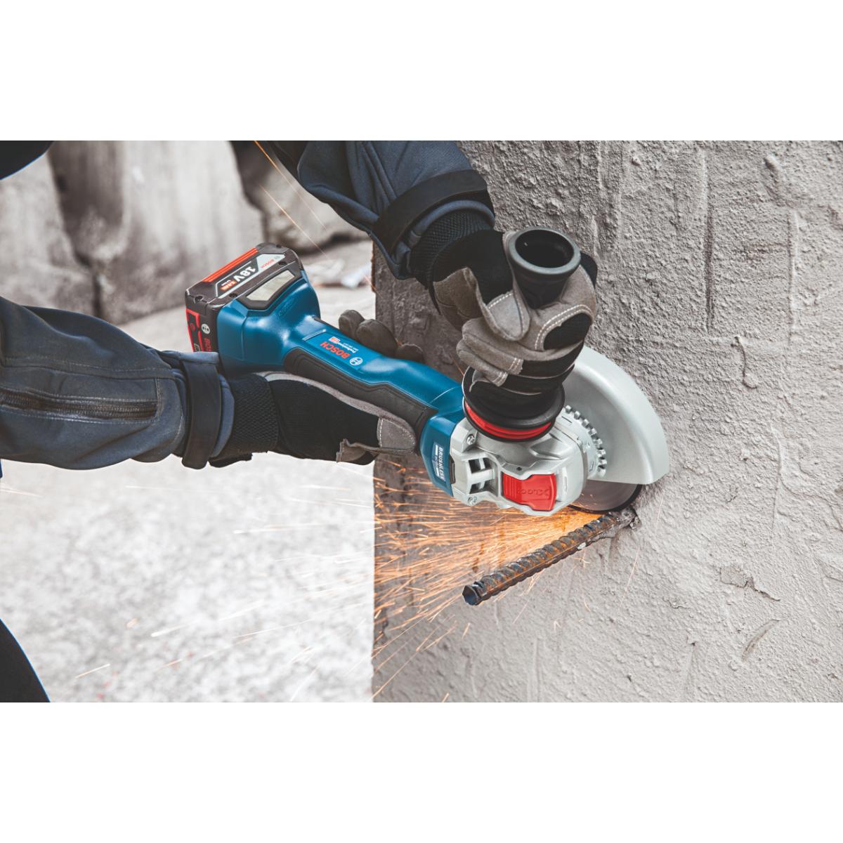 Bosch Akku-Winkelschleifer mit X-LOCK GWX 18V-10 P, (solo, L)