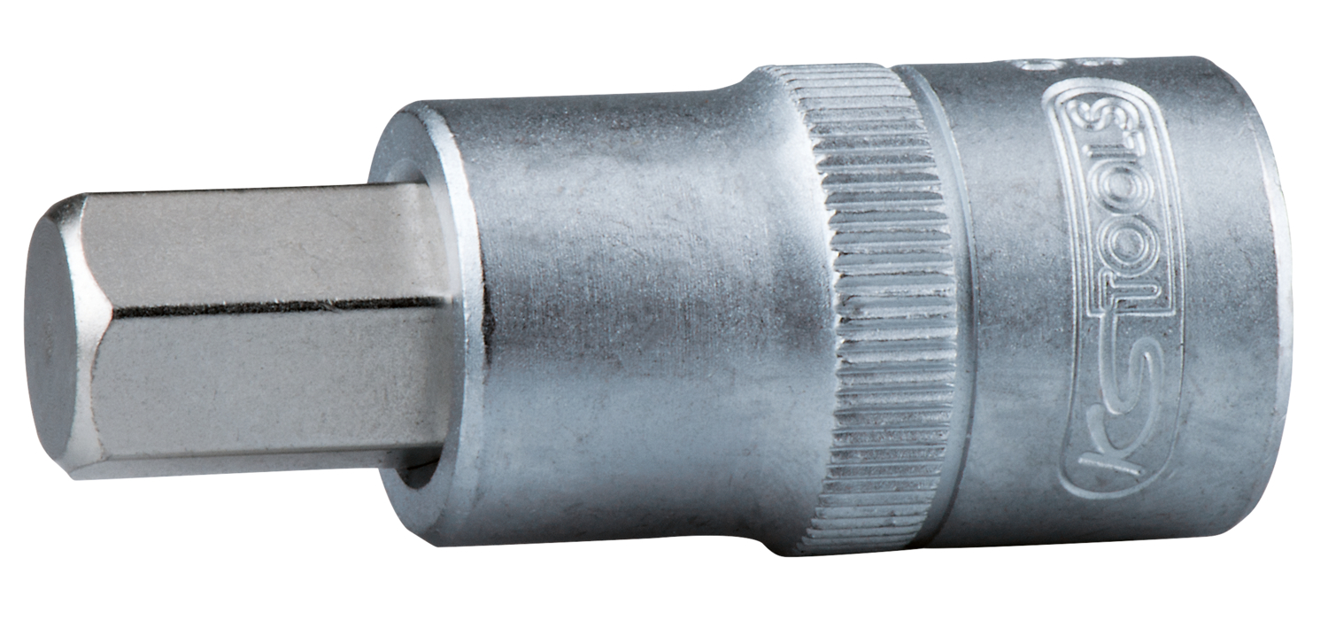 KS Tools 1" Bit-Stecknuss Innensechskant, kurz