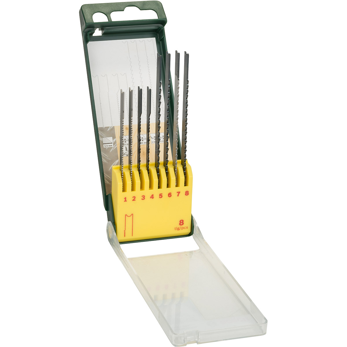 Bosch Sägeblattkassette Holz/Metall/Kunststoff (U-Schaft), 8-teilig