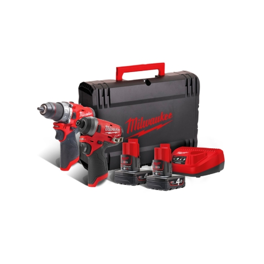 Milwaukee M12 Set M12 FPP2A-402X
