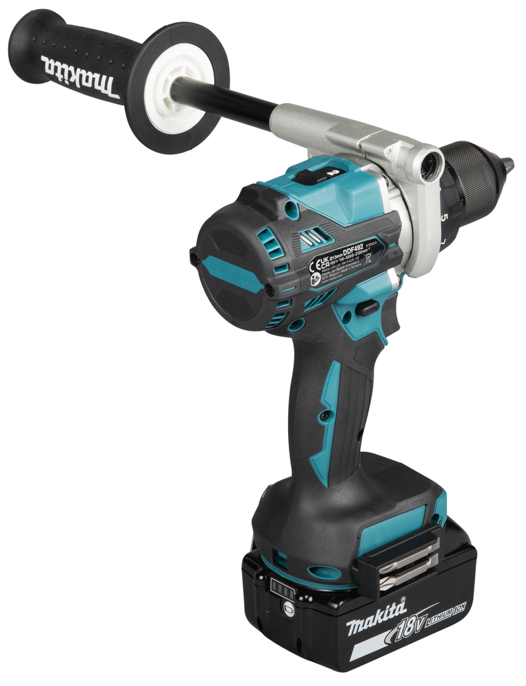 Makita Akku-Bohrschrauber LXT 18V DDF492 + 3x Akku + Ladegerät im MAKPAC - DDF492RG3J