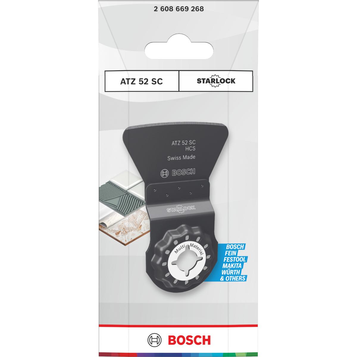 Bosch ATZ 52 SC Multi Material Tauchsägeblatt, Starlock, 52 x 26 mm, 1-Stück