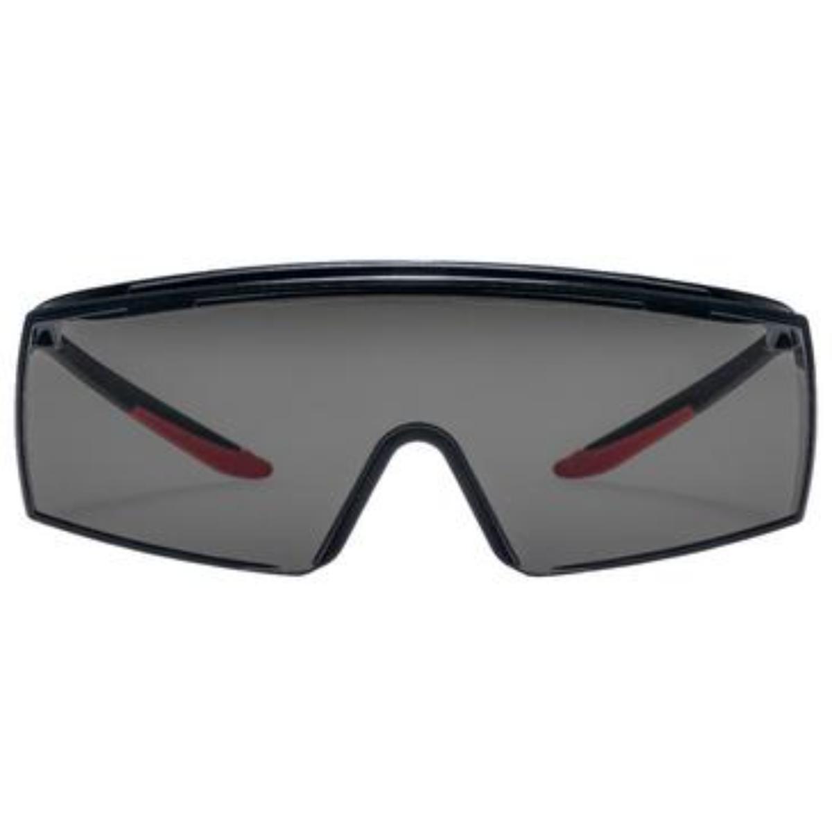 uvex Überbrille super f OTG Infrarotschutz 3,0 schwarz, rot