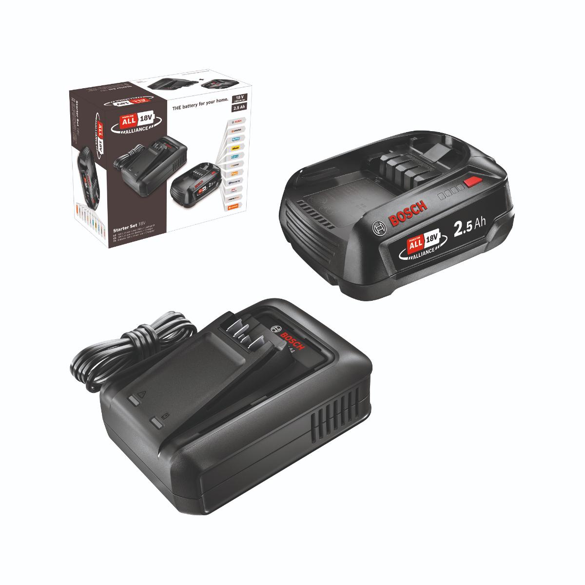 Bosch Starter-Set 18V, 1 x Akku PBA 18V 2.5Ah