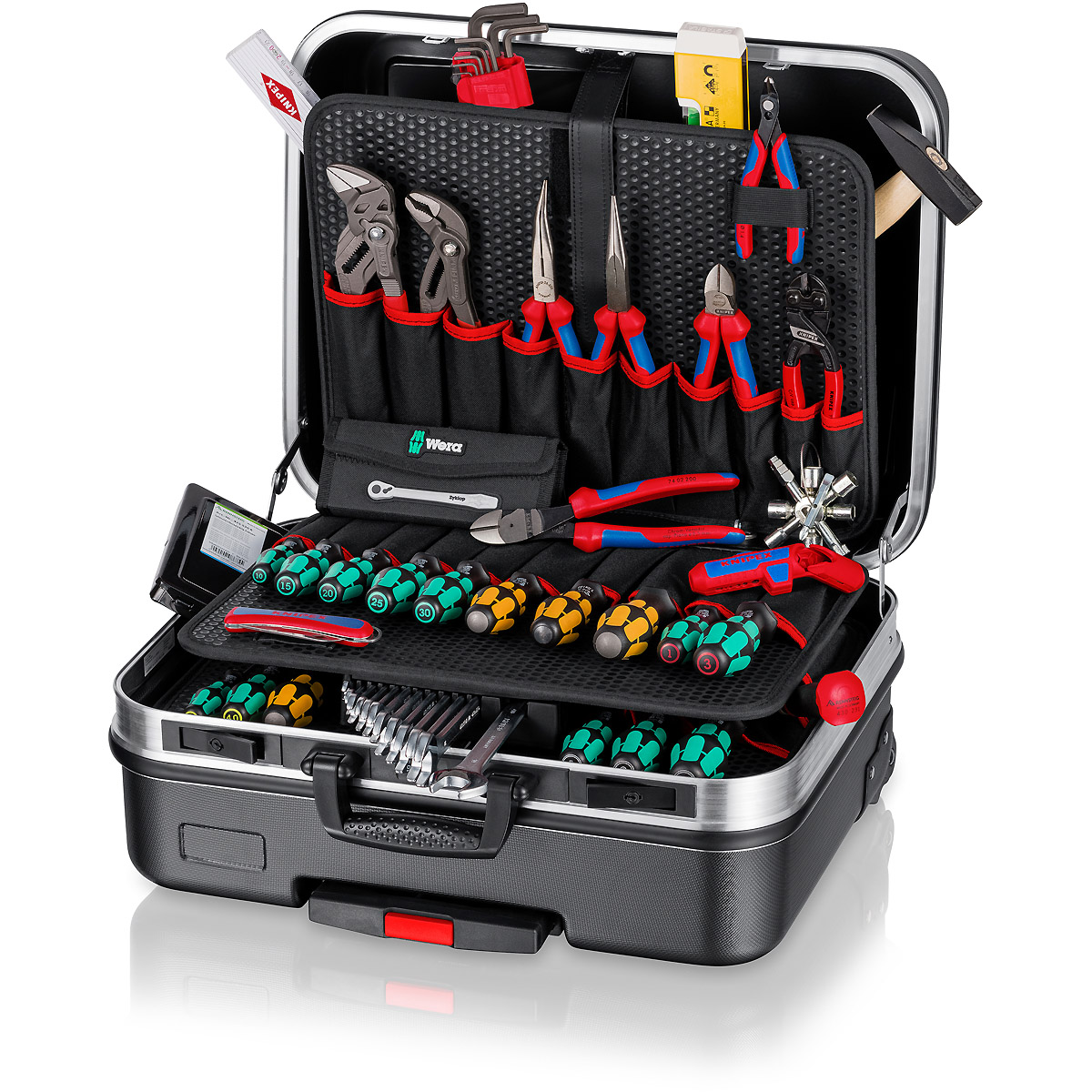 KNIPEX Werkzeugkoffer BIG Basic Move Mechanik 79-teilig 520 mm