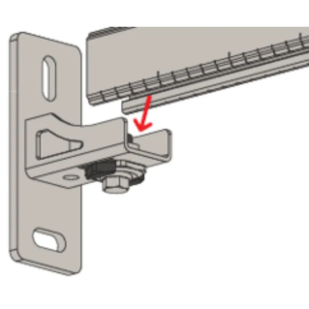 Fischer Sattelflansch SF Clix 31 vormontiert