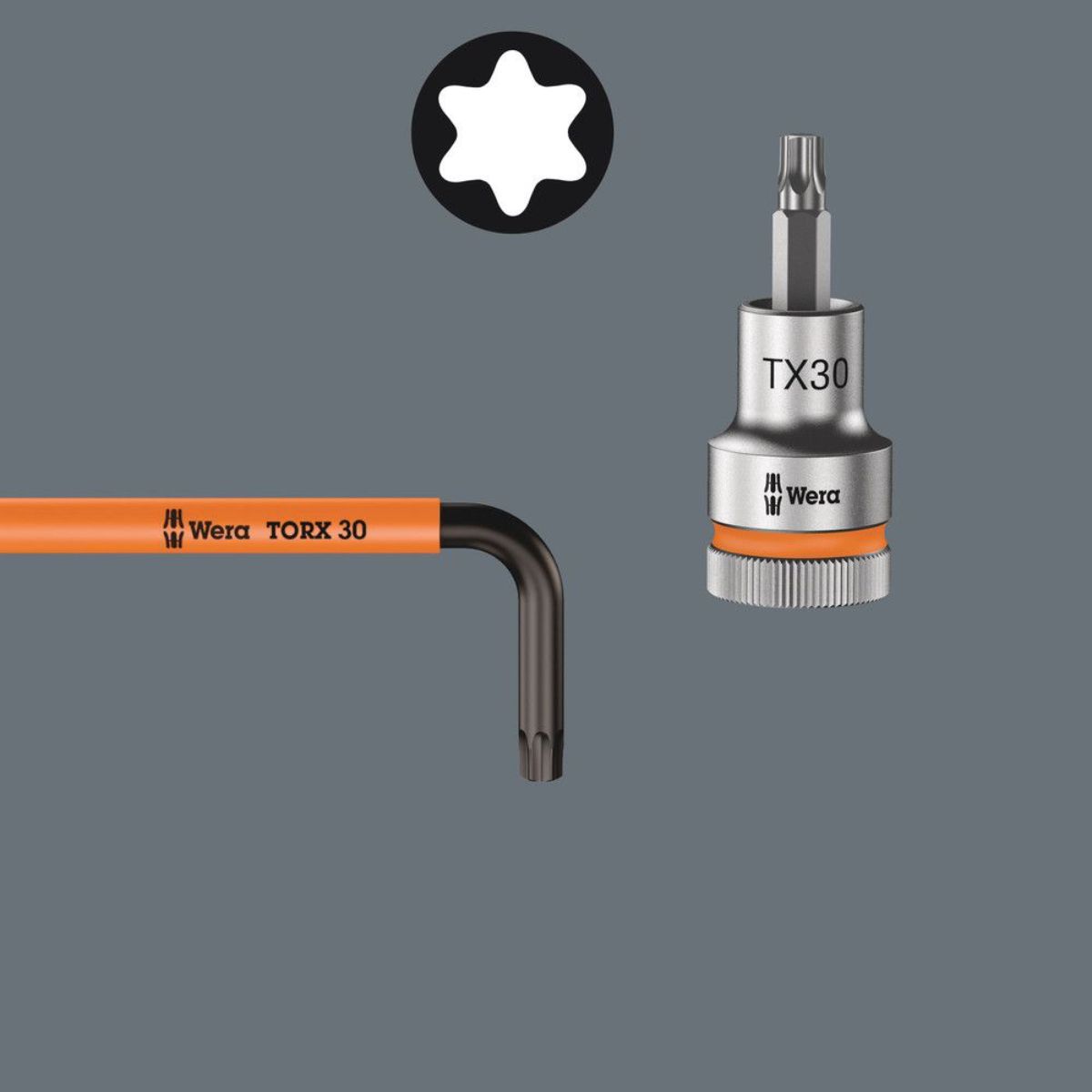 Wera 967 SXL TORX HF Winkelschlüssel Multicolour mit Haltefunktion, lang