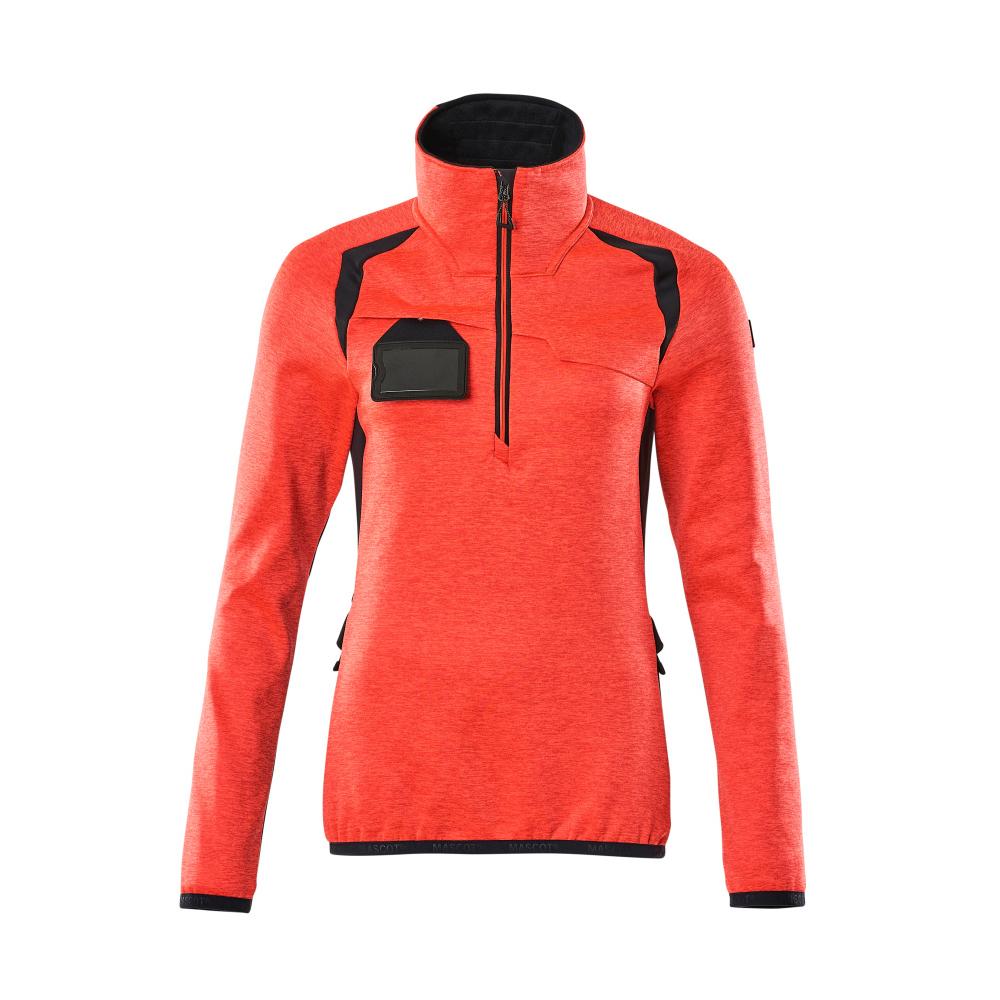 MASCOT Damen Fleecepullover mit kurzem Reißverschluss ACCELERATE SAFE