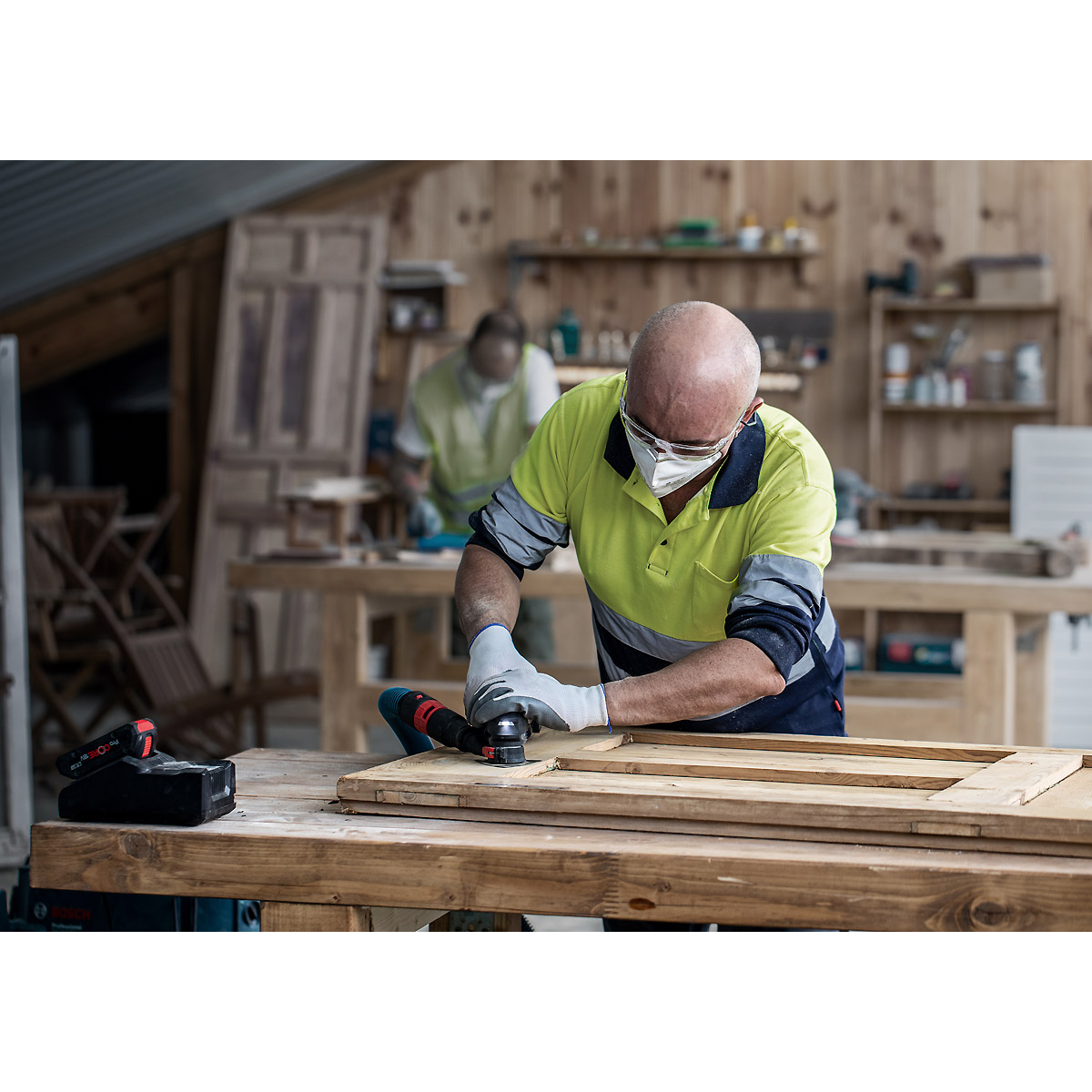 Bosch EXPERT Schleifplatte AVZ 90 RT10 Blatt für Multifunktionswerkzeuge