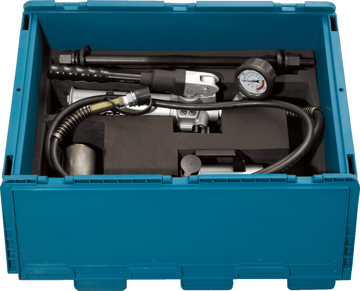 KS Tools Hydraulik-Zug- und Druckeinheit, 4-tlg