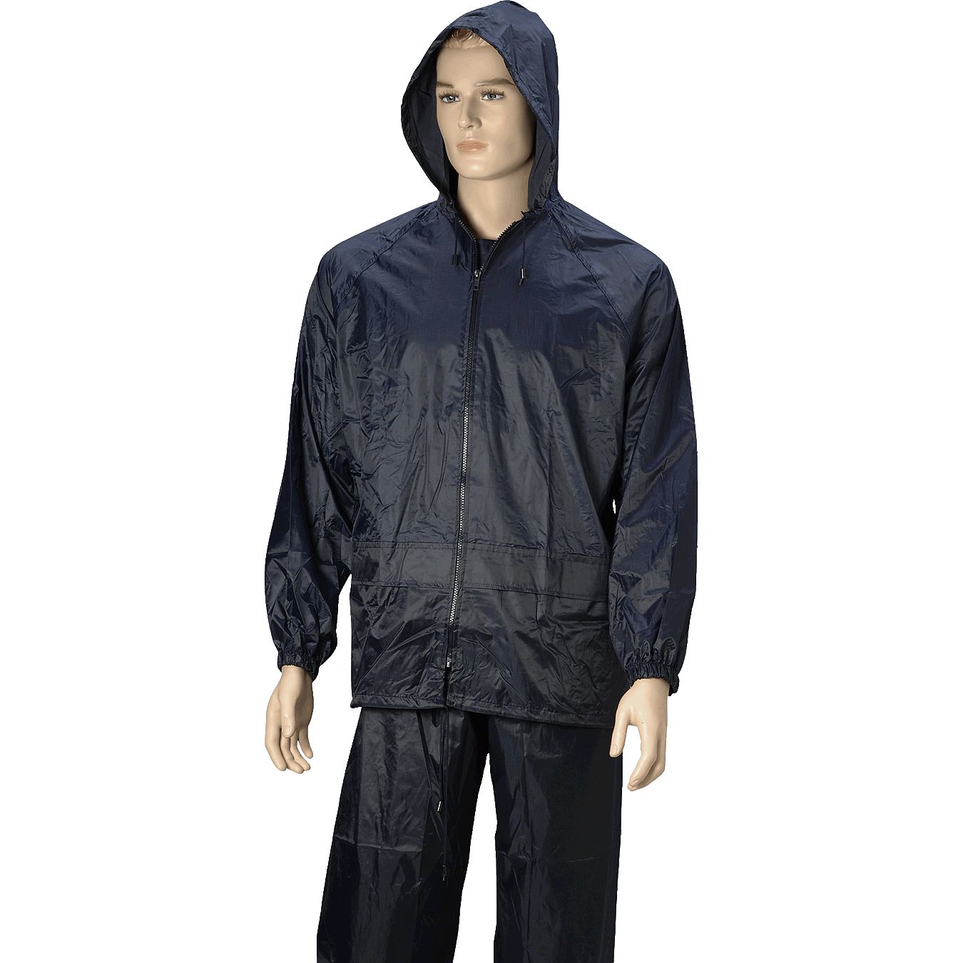 Regenschutzoverall blau