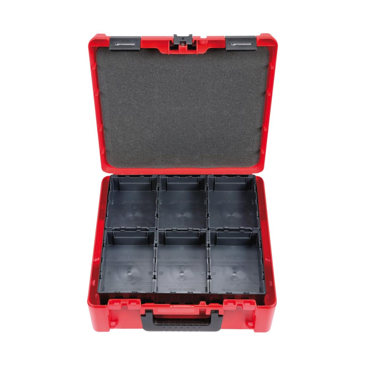 ROTHENBERGER Werkzeugkoffer ROCASE 4414 mit 2 Trays mit 12 ROBOX B2350 Set