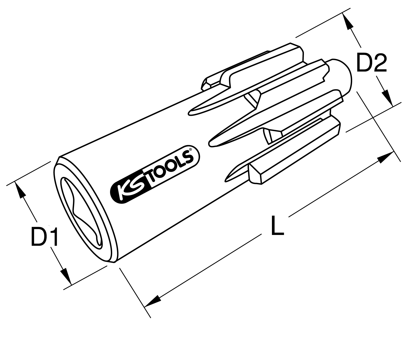 KS Tools Motor-Durchdrehvorrichtung für DAFNeu