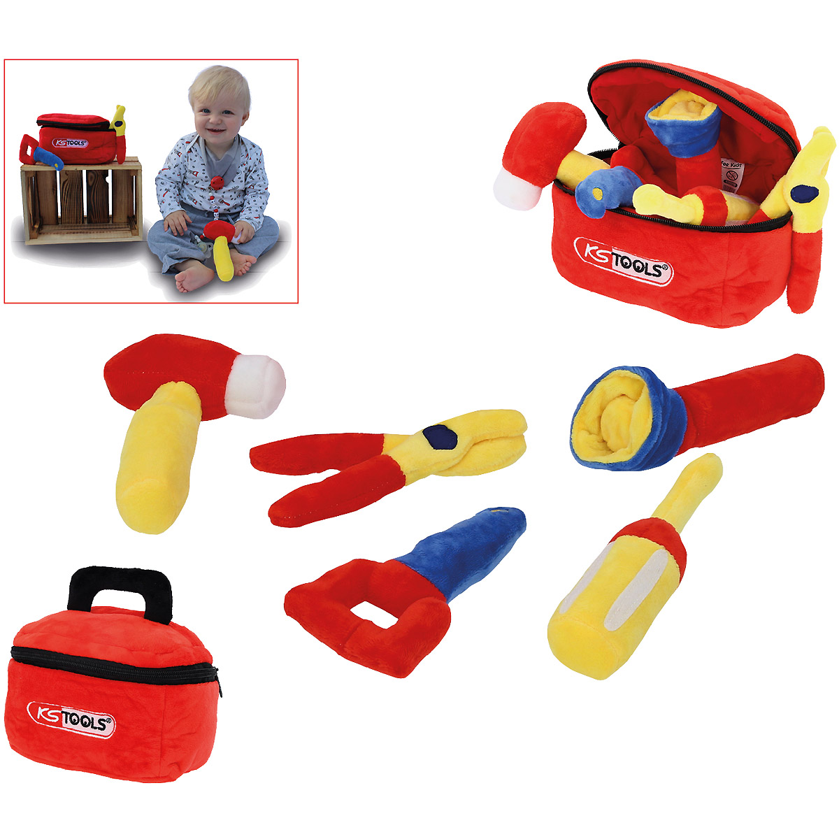 KS Tools Werkzeug-Box für Babys