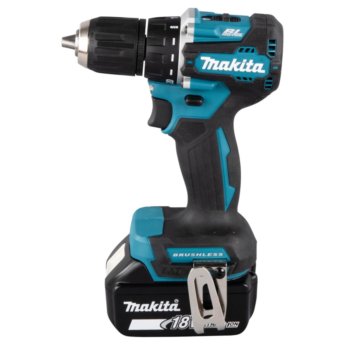 Makita Akku-Bohrschrauber 18V / 3,0 Ah, 3 Akkus + Ladegerät inkl. schwarzem Koffer - DDF487RFE3