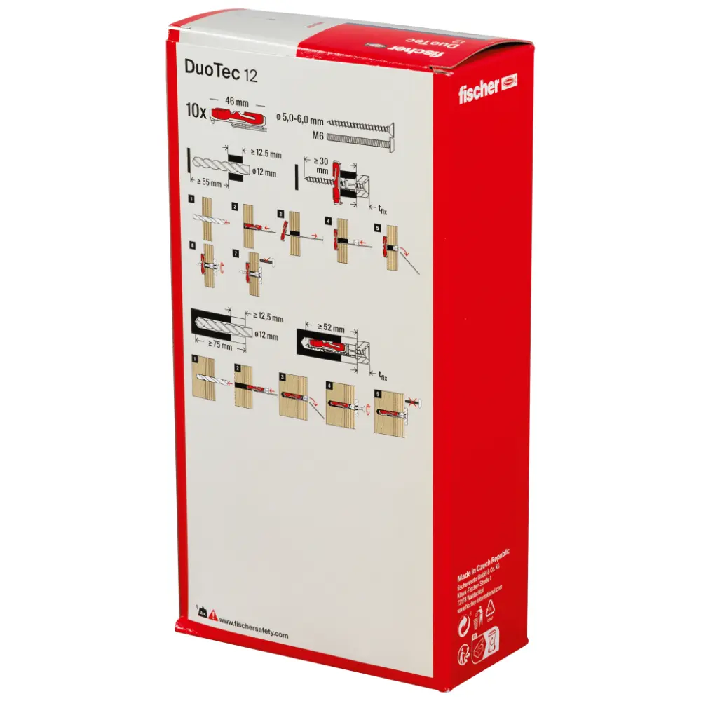 Fischer Nylon-Kippdübel DuoTec 12 (10)