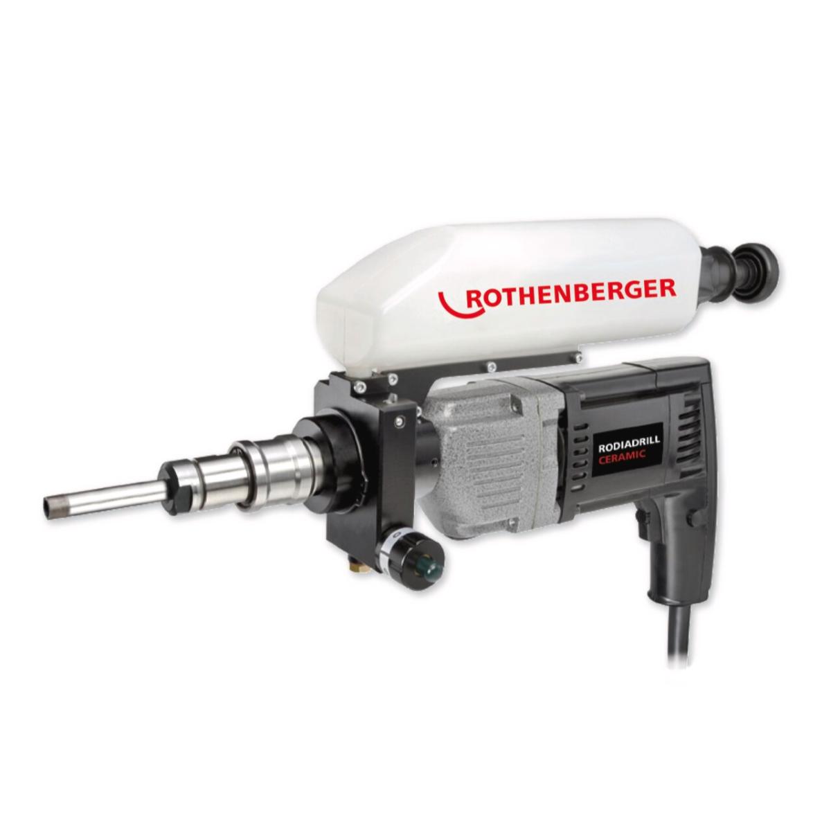 ROTHENBERGER Freihand - Nassbohrmaschine RODIADRILL Ceramic Set, 230V, BK 6 - 8 - 10