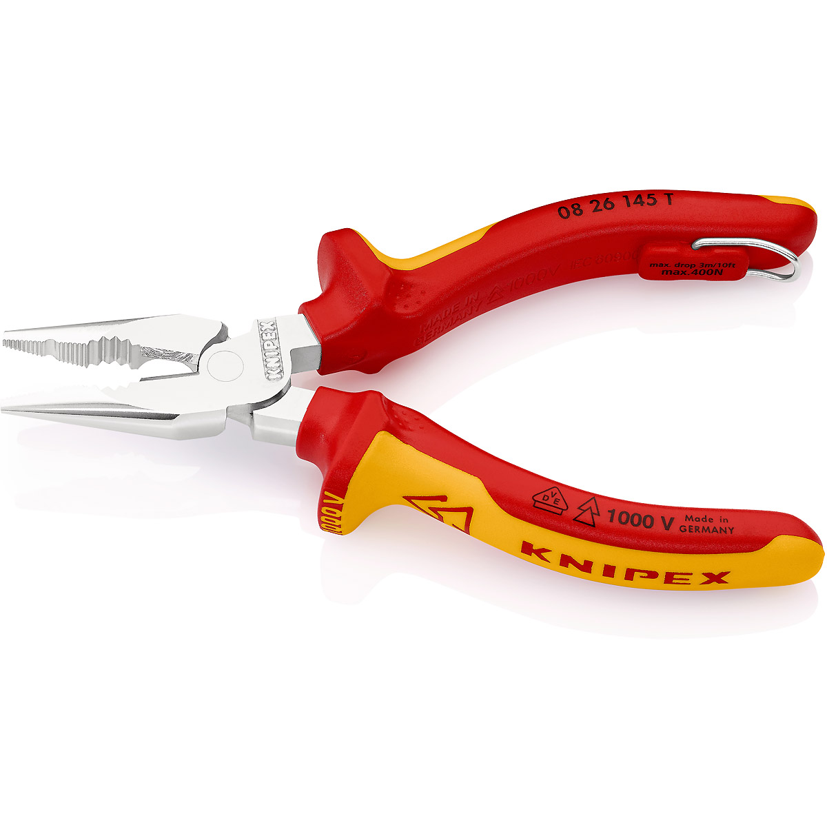 KNIPEX Spitzkombizange mit Befestigungsöse
