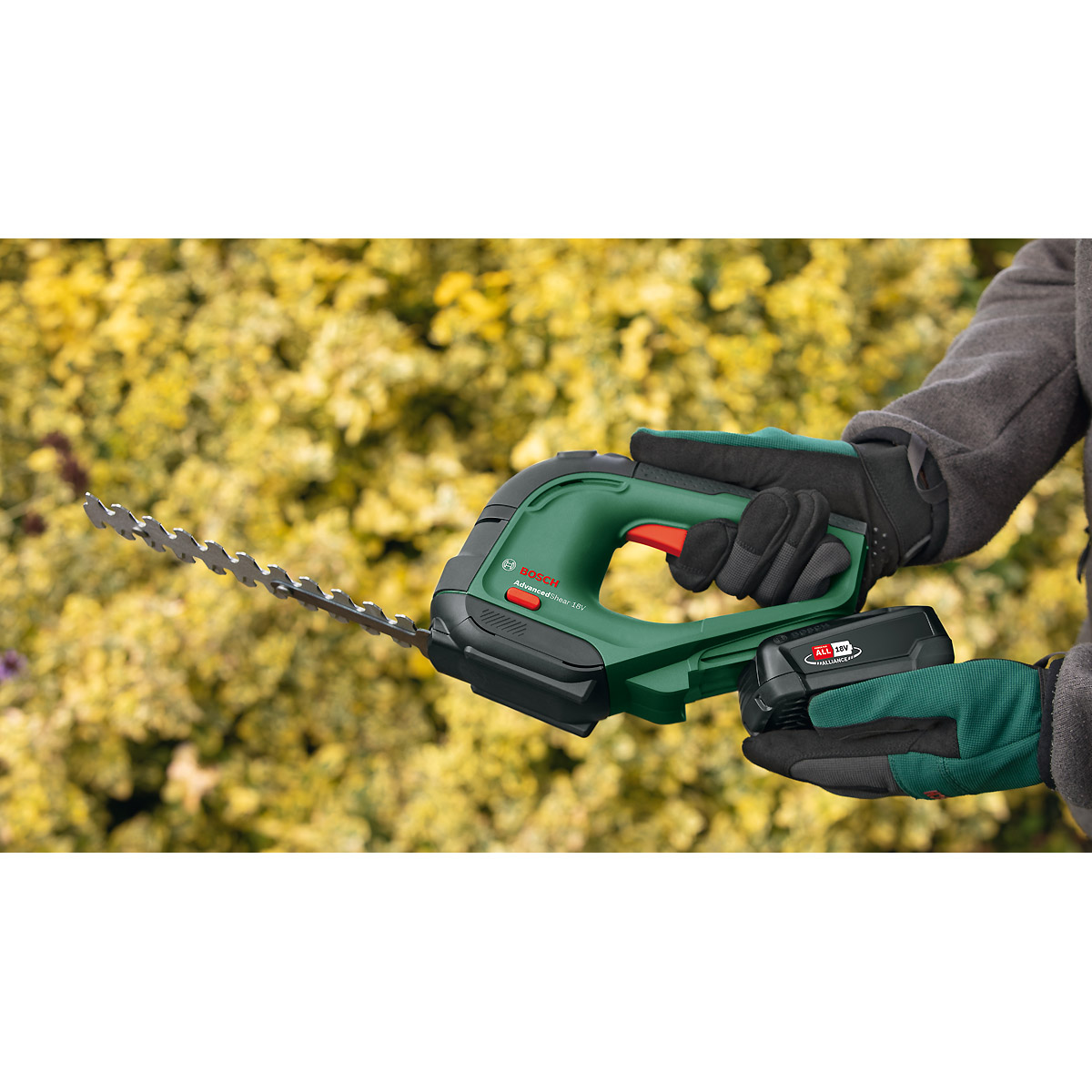 Bosch Akku-Strauch- und -Grasscheren-Set AdvancedShear 18V-10