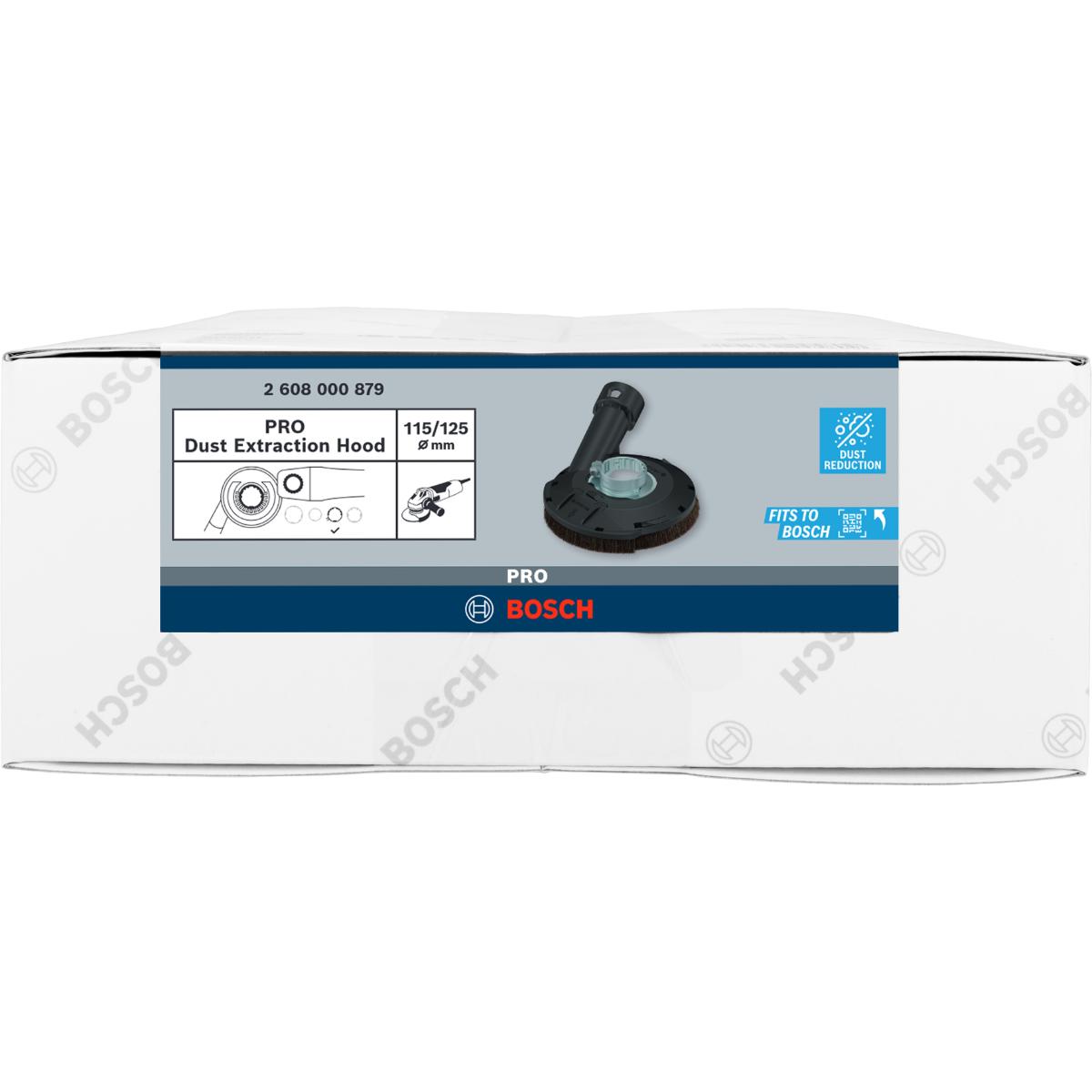 Bosch PRO Dust Extraction Hood für Winkelschleifer,mit Schlüssel,115/125 mm