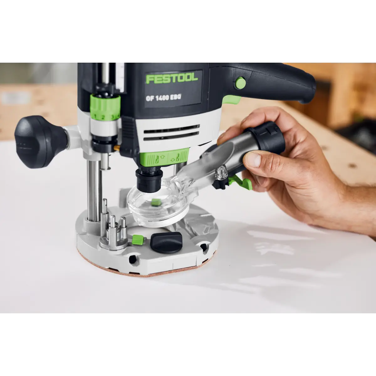 Festool Absaughaube mit Lichtmodul LM-OF 1400