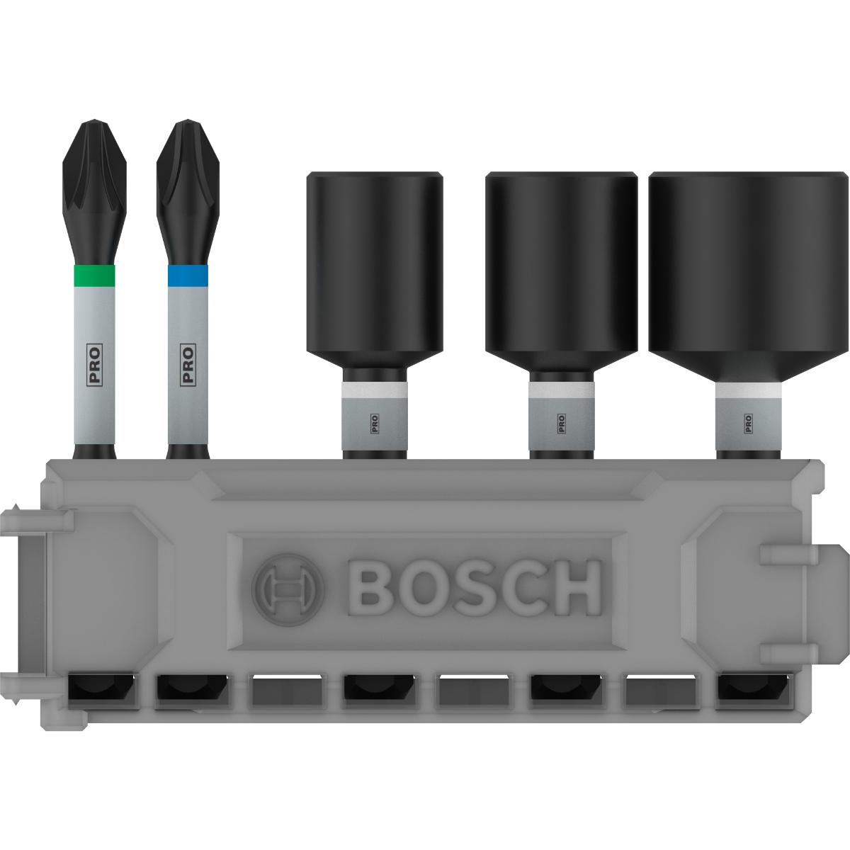 Bosch PRO Schrauberbit- und Steckschlüssel-Set Impact Control, 5-teilig