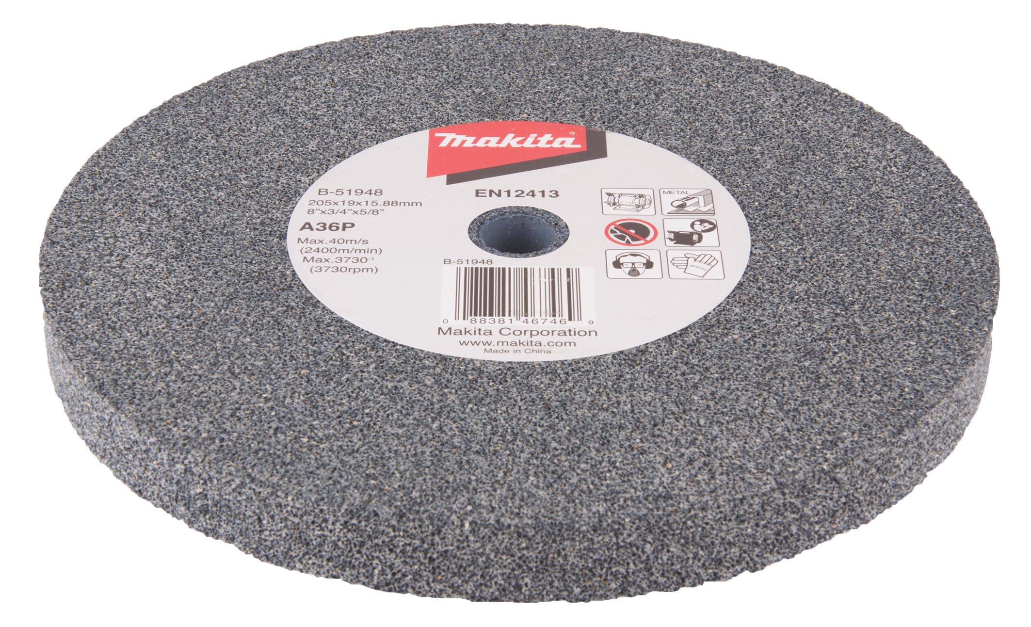Makita Schleifstein A36P, 205 x 19 x 15,88 mm - B-51948