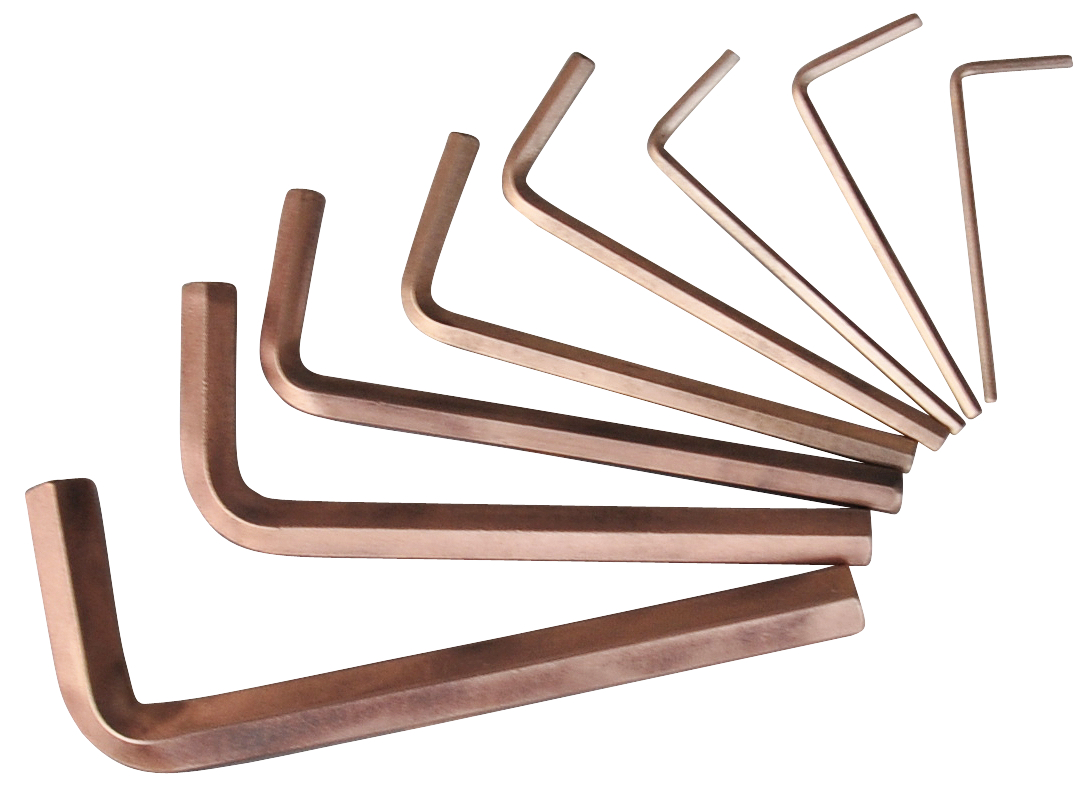KS Tools BRONZEplus Innensechskant-Winkelstiftschlüssel-Satz lang 9-tlg