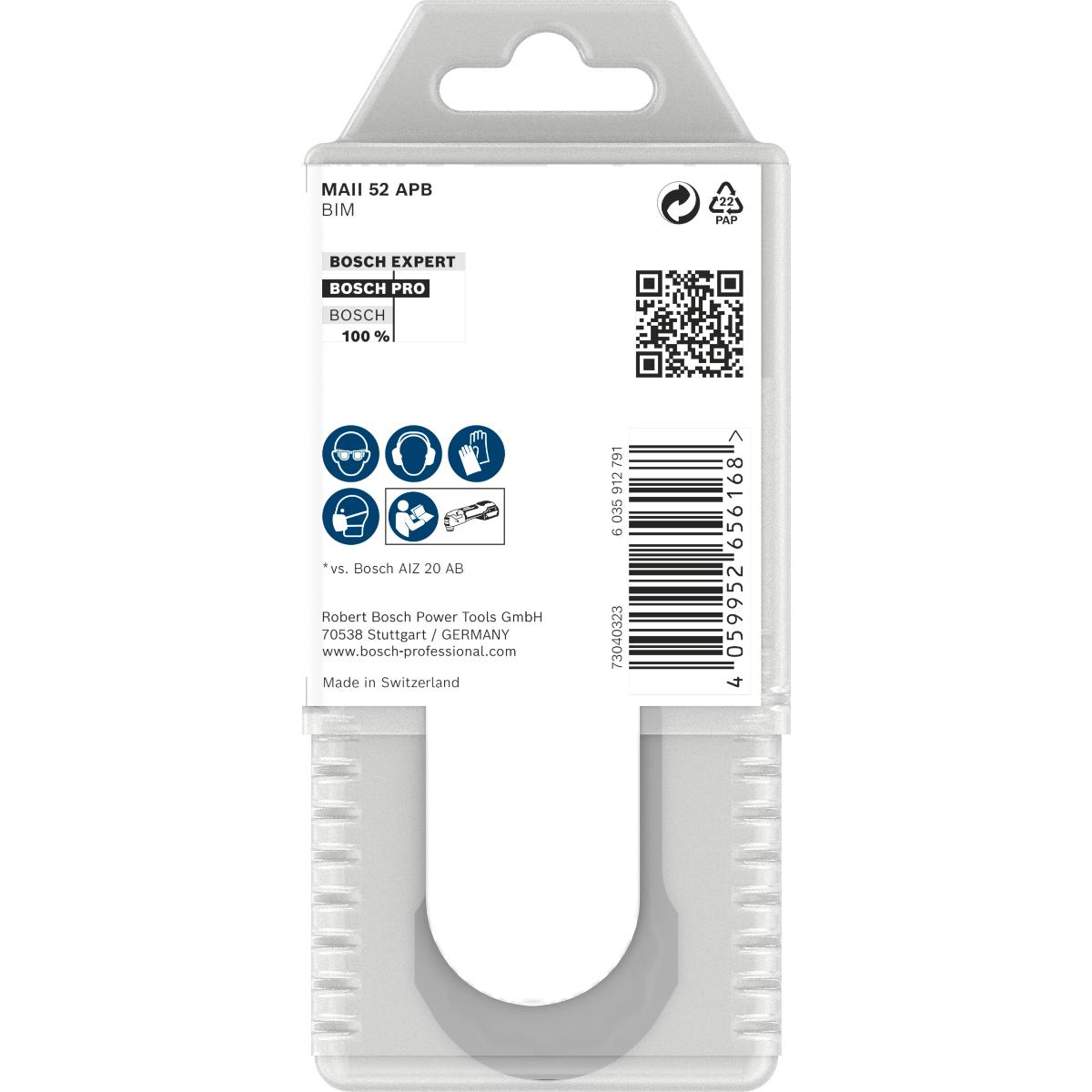 Bosch PRO MAII 52 APB Blatt für Multifunktionswerkzeuge,52 x 75 mm