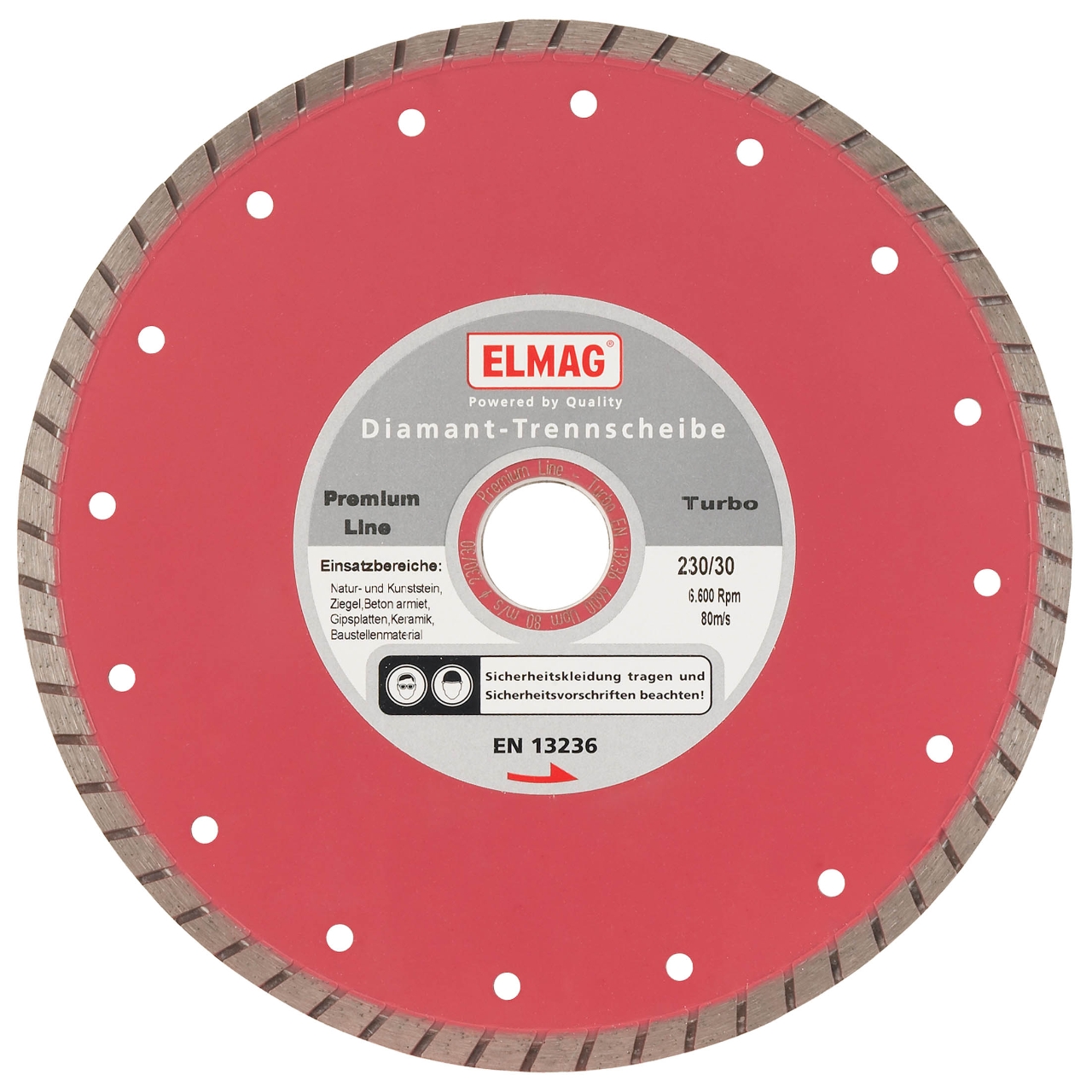 ELMAG Diamantschiebe PREMIUM LINE - TURBO (Bohrung: 22,2 mm)