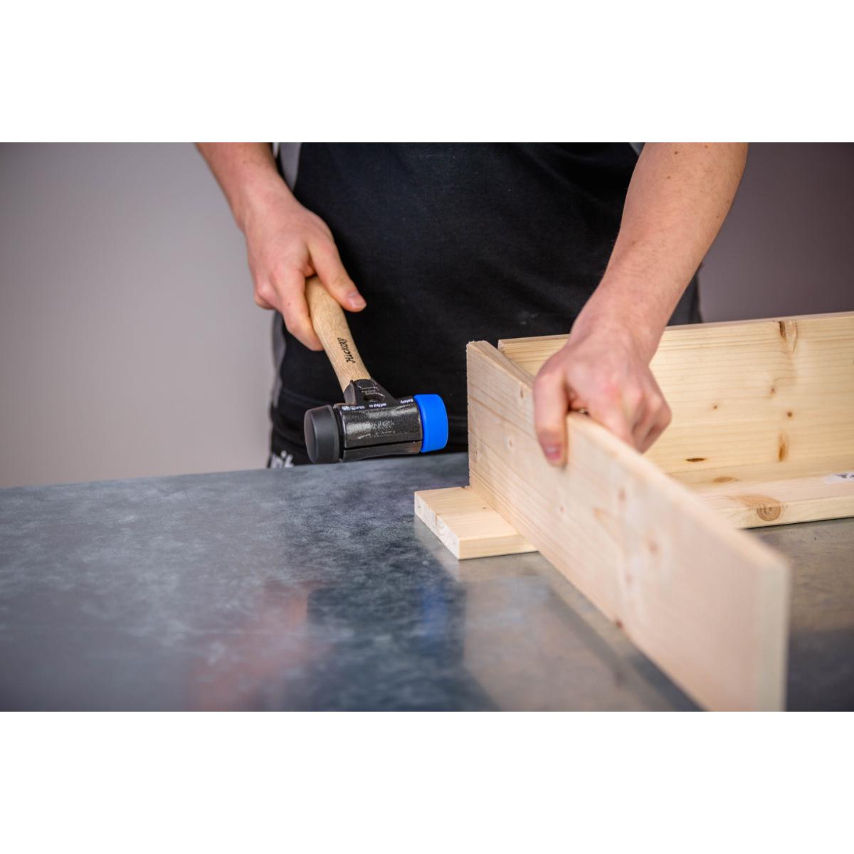 Wiha Schonhammer Set Safety mit gemischten Schlagköpfen 9-teiliges Set mit Box